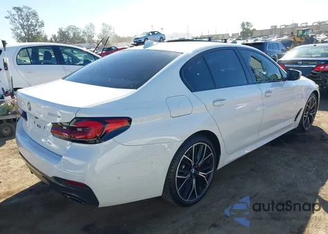 2021 BMW 530E из США, поврежденный, VIN WBA13AG00MCG65301